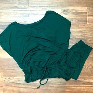 Emerald green jumpsuit